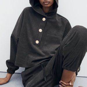 Zara Hooded Top